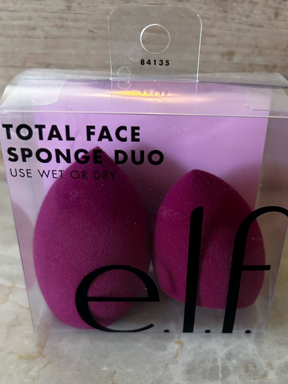 e.l.f. Total Face Sponge Duo - Magenta